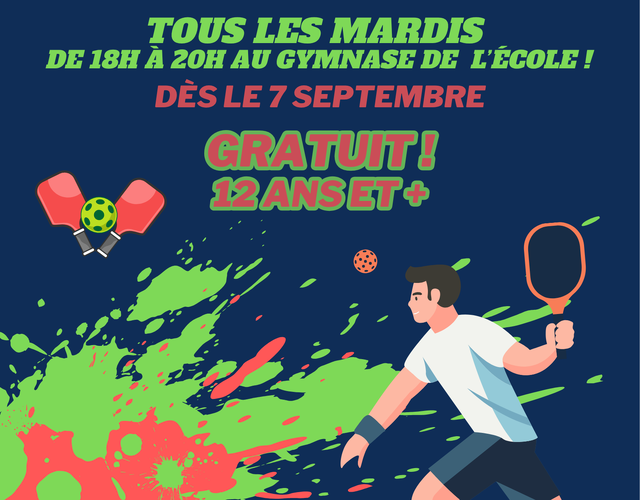 Activités sportives - Pickleball