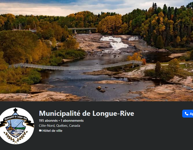 Nouvelle page Facebook